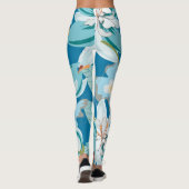 Leggings Modèle floral, design floral polyvalent. (Dos)