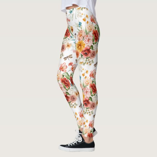 Leggings Modèle floral du jardin (Gauche)