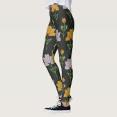 Leggings Modèle floral dynamique (Gauche)