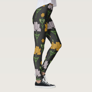 Leggings Modèle floral dynamique