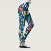 Leggings Modèle floral dynamique (Droite)