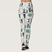 Leggings Modèle floral fillette (Dos)