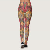 Leggings Modèle Floral Français Antique (Dos)