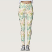 Leggings Modèle floral moderne (Devant)