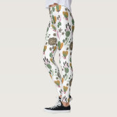 Leggings Modèle floral mou (Gauche)