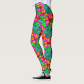 Leggings Modèle floral Paradis tropical (Gauche)