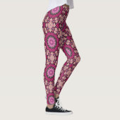 Leggings Modèle floral rose (Droite)