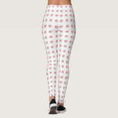 Leggings Modèle floral rose élégant (Dos)