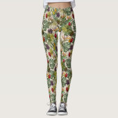 Leggings Modèle floral tropical (Devant)