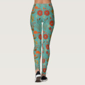 Leggings Modèle floral unique (Dos)