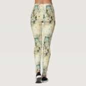Leggings Modèle floral vintage (5) (Dos)