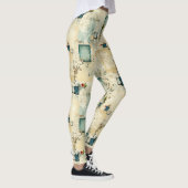 Leggings Modèle floral vintage (5) (Droite)