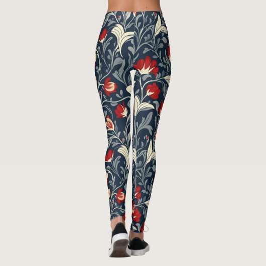 Leggings Modèle Floral William Morris (Dos)