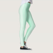 Leggings Modèle moderne branché blanc à la pointe verte (Droite)