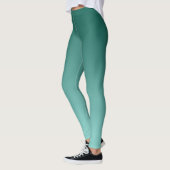 Leggings Modèle moderne design moderne femme Turquoise (Gauche)