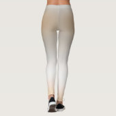 Leggings Modèle moderne moderne élégant gris orange blanc (Dos)