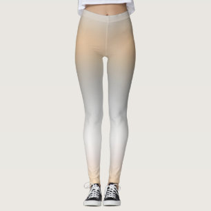 Leggings Modèle moderne moderne élégant gris orange blanc