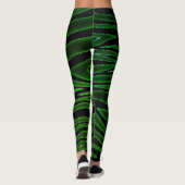 LEGGINGS MODÈLE NOIR ZEBRA (Dos)