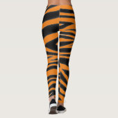 LEGGINGS MODÈLE NOIR ZEBRA (Dos)