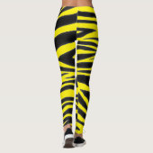 LEGGINGS MODÈLE NOIR ZEBRA (Dos)