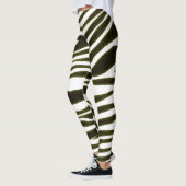 LEGGINGS MODÈLE NOIR ZEBRA (Gauche)