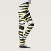 LEGGINGS MODÈLE NOIR ZEBRA (Droite)