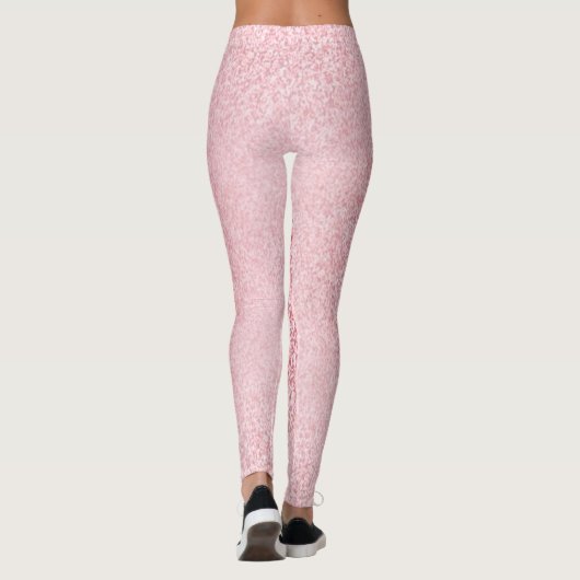 Leggings Modèle or Rose moderne tendance (Dos)