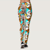 Leggings modèle tatoué de bikini (Dos)