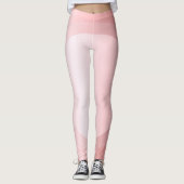 Leggings Modèle tendance Elégant Rose  Or Blanc Moderne (Devant)