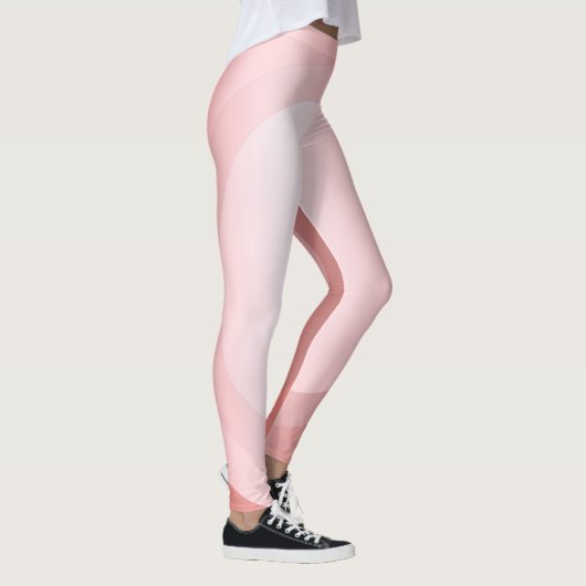 Leggings Modèle tendance Elégant Rose  Or Blanc Moderne (Droite)