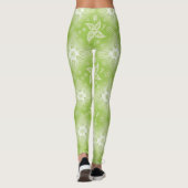 Leggings Modèle vert d'été de Paisley (Dos)