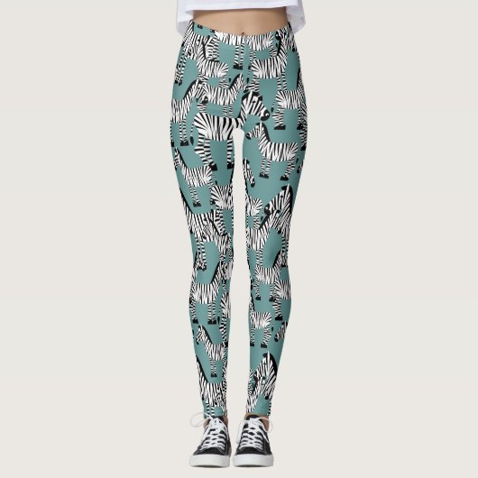 Leggings Modèle zèbre (Devant)