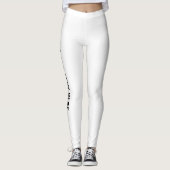 Leggings Modèles Ajoutez Votre Nom Texte Logo Mode (Devant)