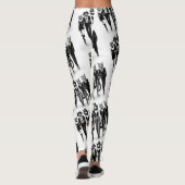 Leggings Modèles de piste d'Hep Cat marchant sur le trottoi (Dos)