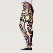 Leggings Modèles d'insectes : Belles papillons 09-03 (Gauche)