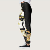 Leggings Modèles d'insectes : Un papillon et une coccinelle (Gauche)