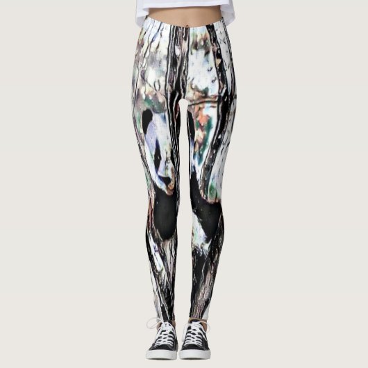 Leggings Modèles d'ours : Panda Life 01-03 (Devant)