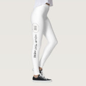 Leggings Modèles modernes Ajouter votre nom Texte (Droite)