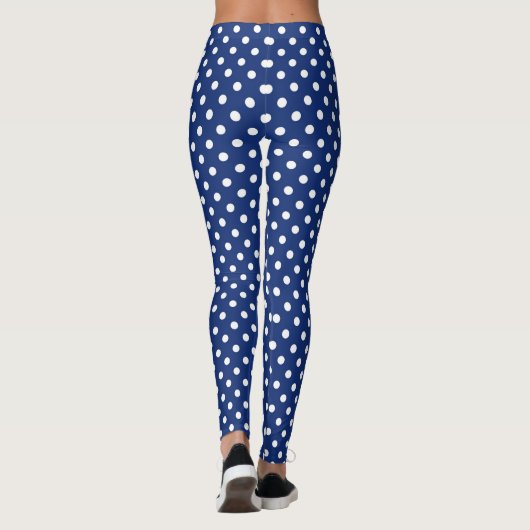 Leggings Modelez avec le pois blanc 2 (Dos)