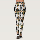 Leggings Modern abstract floral art (Dos)
