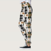 Leggings Modern abstract floral art (Gauche)