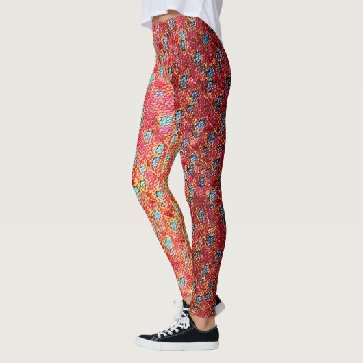Leggings Modern abstract geometric digital pattern 1274 (Gauche)