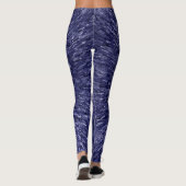 Leggings Modern, chic design in dark blue, glitter effect (Dos)