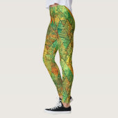 Leggings Modern Decorative Geometric Stained Glass (Gauche)