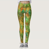 Leggings Modern Decorative Geometric Stained Glass (Devant)