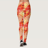 Leggings Modern Geometric Abstract Pattern  (Dos)