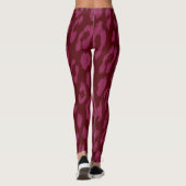Leggings Modern hot pink dark red (Dos)