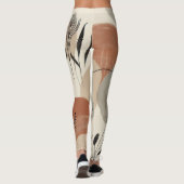 Leggings Modern Minimalist Organic Abstract Shapes Pattern (Dos)