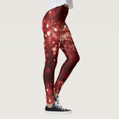 Leggings Modern Santa Costume Cute Fun Christmas  (Droite)