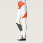 Leggings Modern, simple, playful triangle geometric pattern (Gauche)